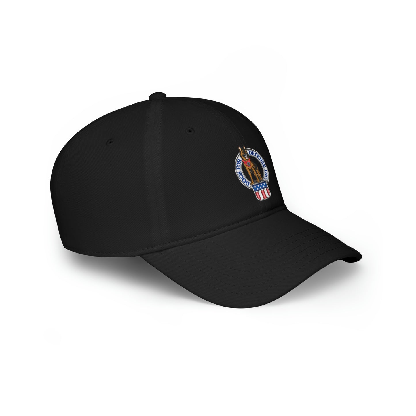 Dogs for Defense Logo printed, Low Profile Baseball Cap