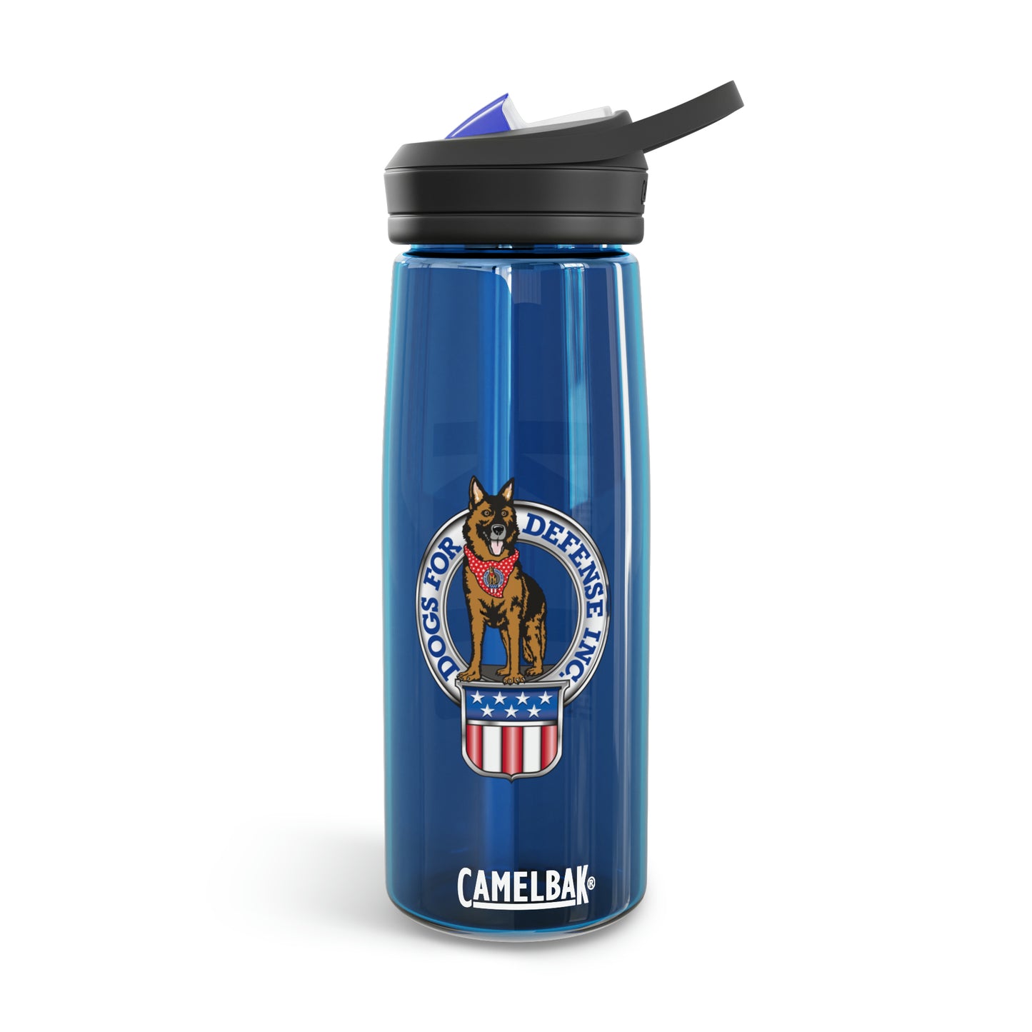 Dogs for Defense Logo CamelBak Eddy®  Water Bottle, 25oz