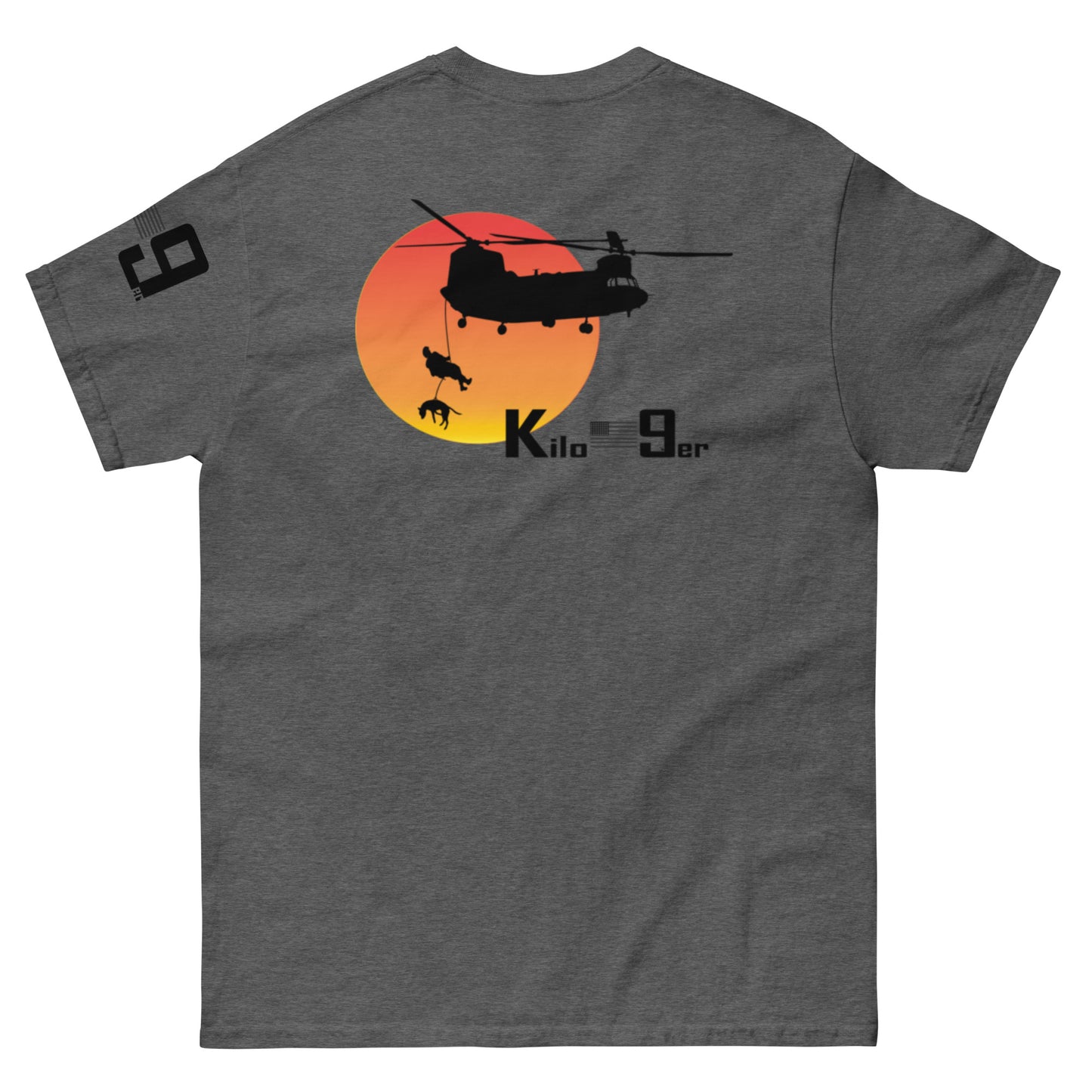 Kilo 9er MWD Chinook Helo Men's classic tee (back print)