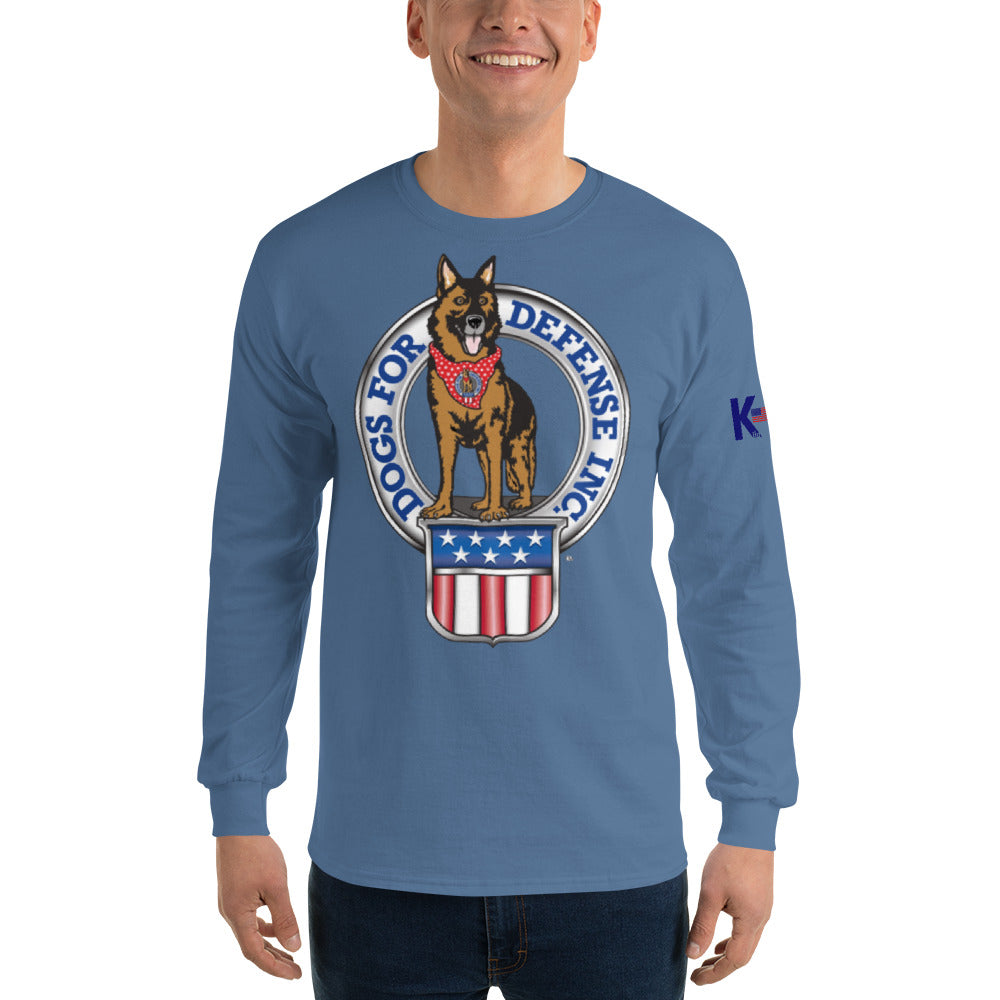 Dogs for Defense Logo Long Sleeve Shirt