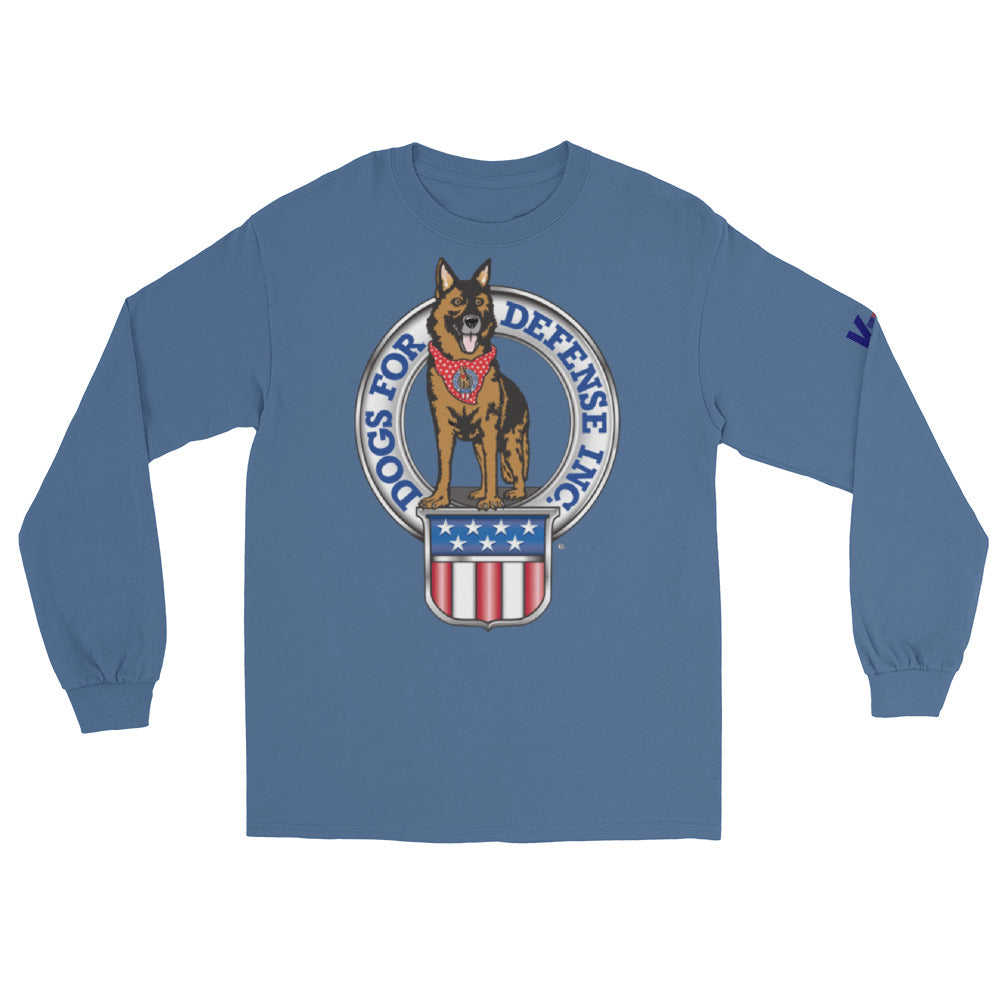 Dogs for Defense Logo Long Sleeve Shirt