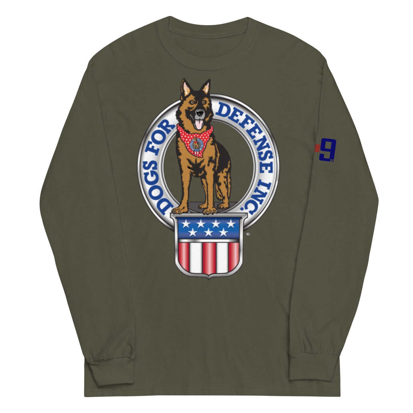 Dogs for Defense Logo Long Sleeve Shirt