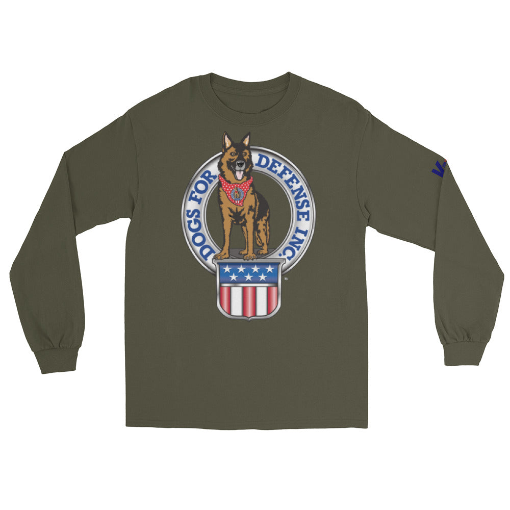 Dogs for Defense Logo Long Sleeve Shirt