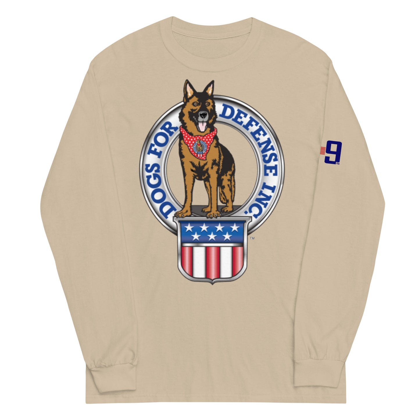 Dogs for Defense Logo Long Sleeve Shirt