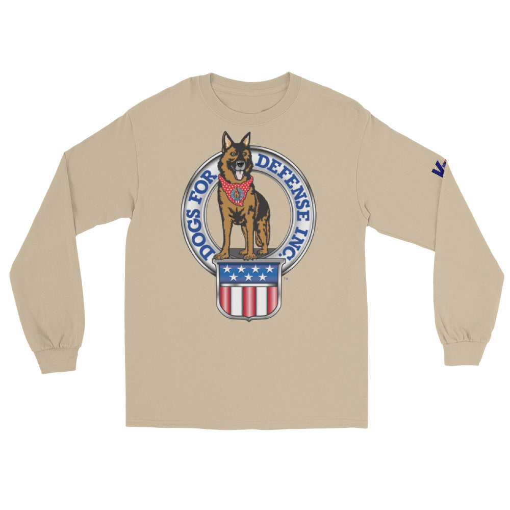 Dogs for Defense Logo Long Sleeve Shirt