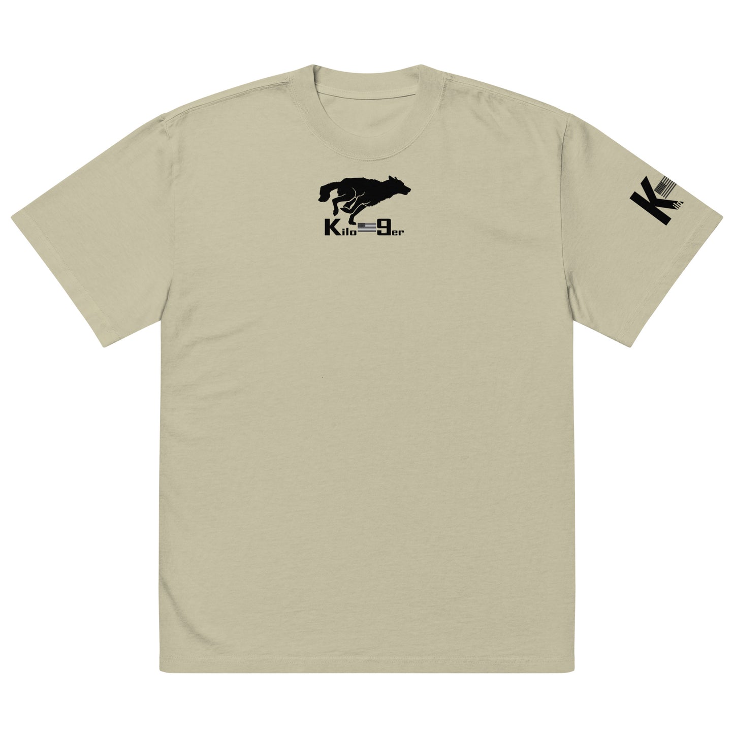 Kilo 9er Sunset Heroics K-9 Helo Oversized faded t-shirt