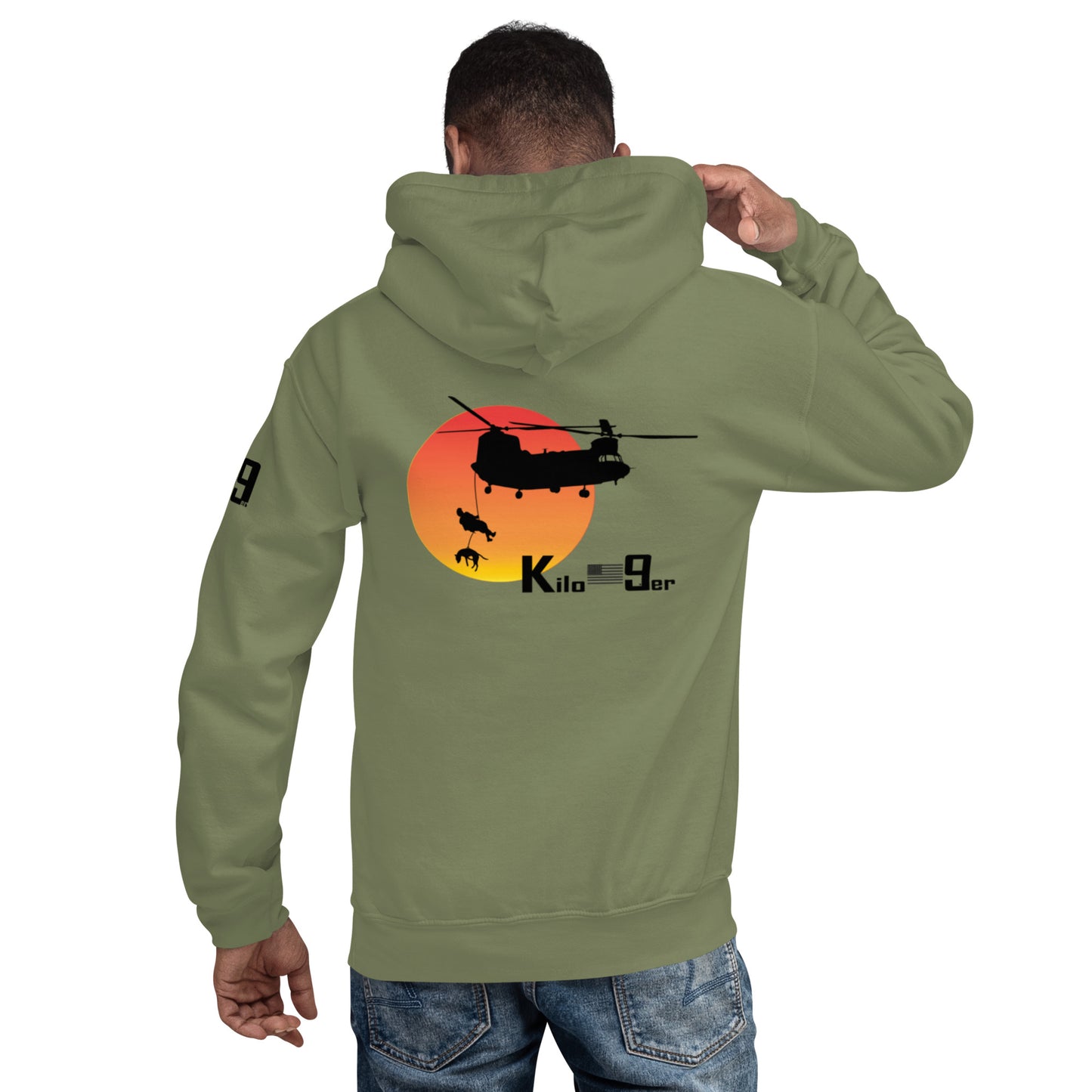 Kilo 9er MWD Chinook Helo Unisex Hoodie