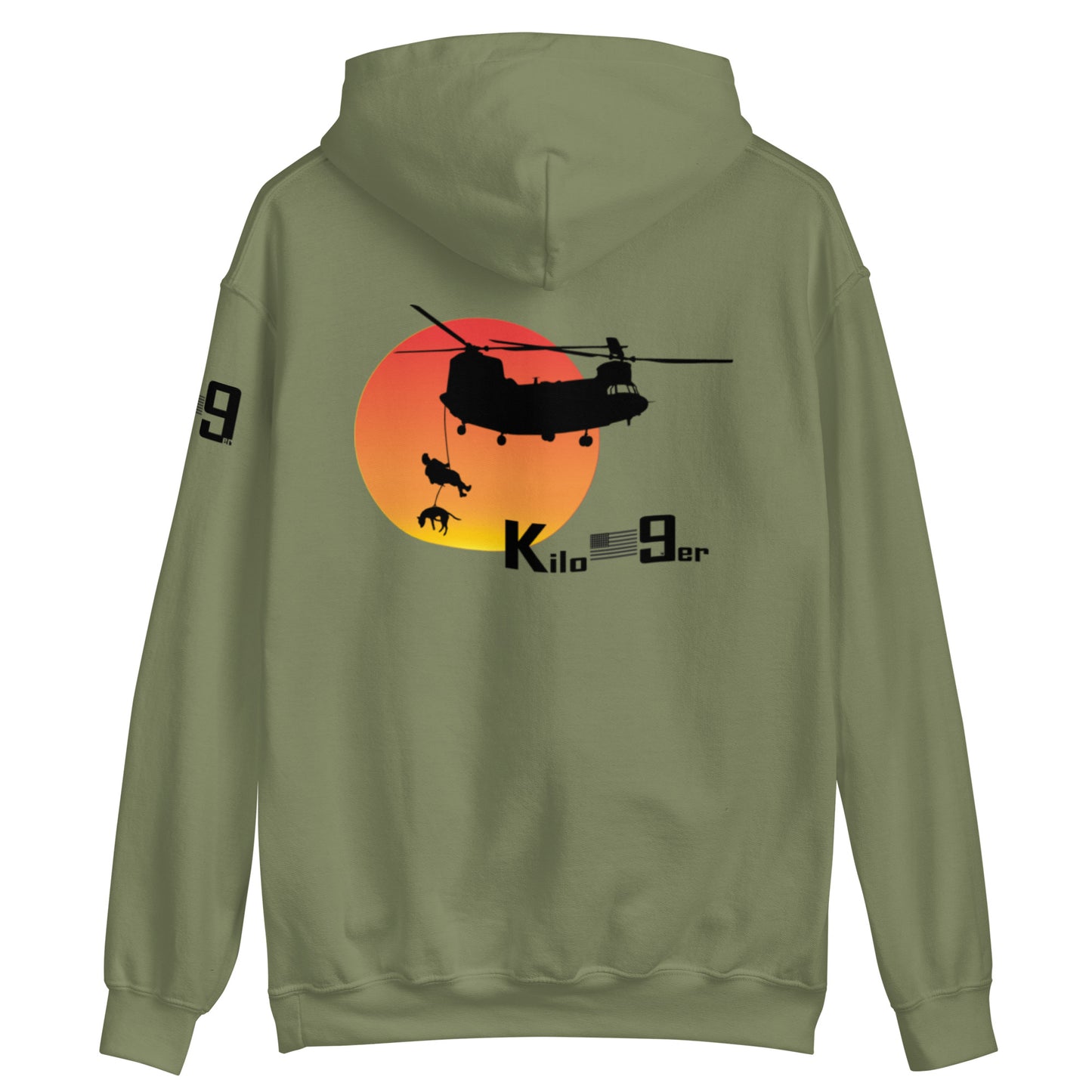 Kilo 9er MWD Chinook Helo Unisex Hoodie