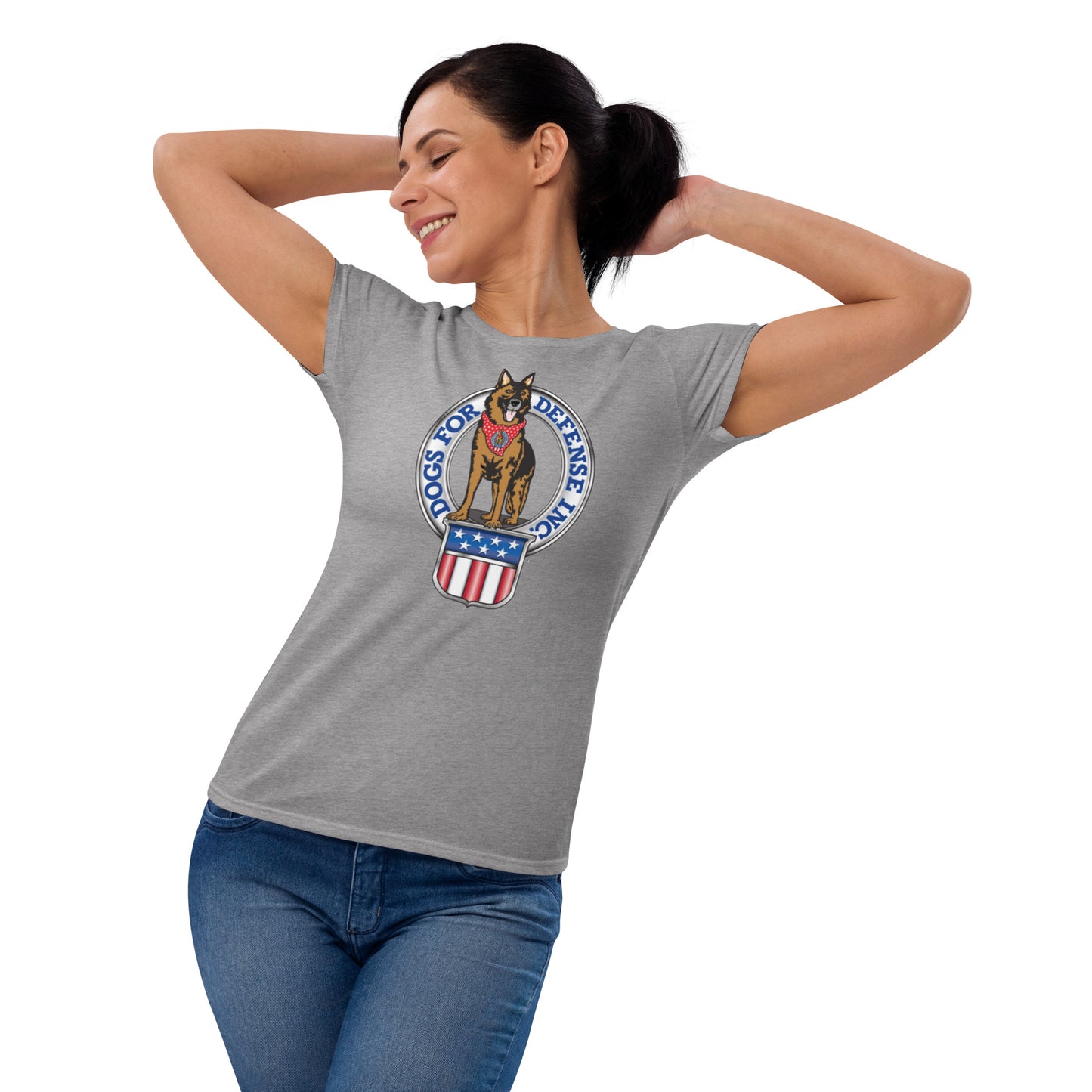 Dogs for Defense Logo Women's short sleeve t-shirt