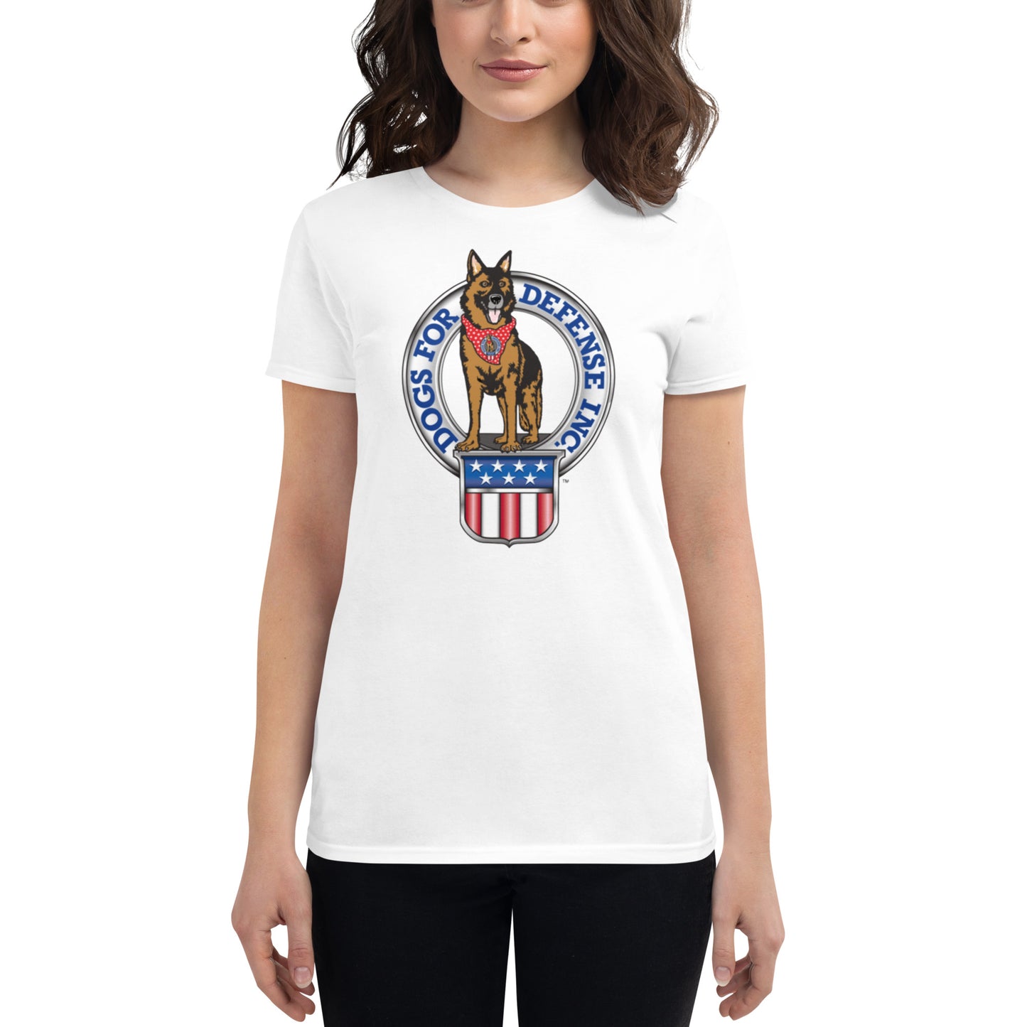 Dogs for Defense Logo Women's short sleeve t-shirt